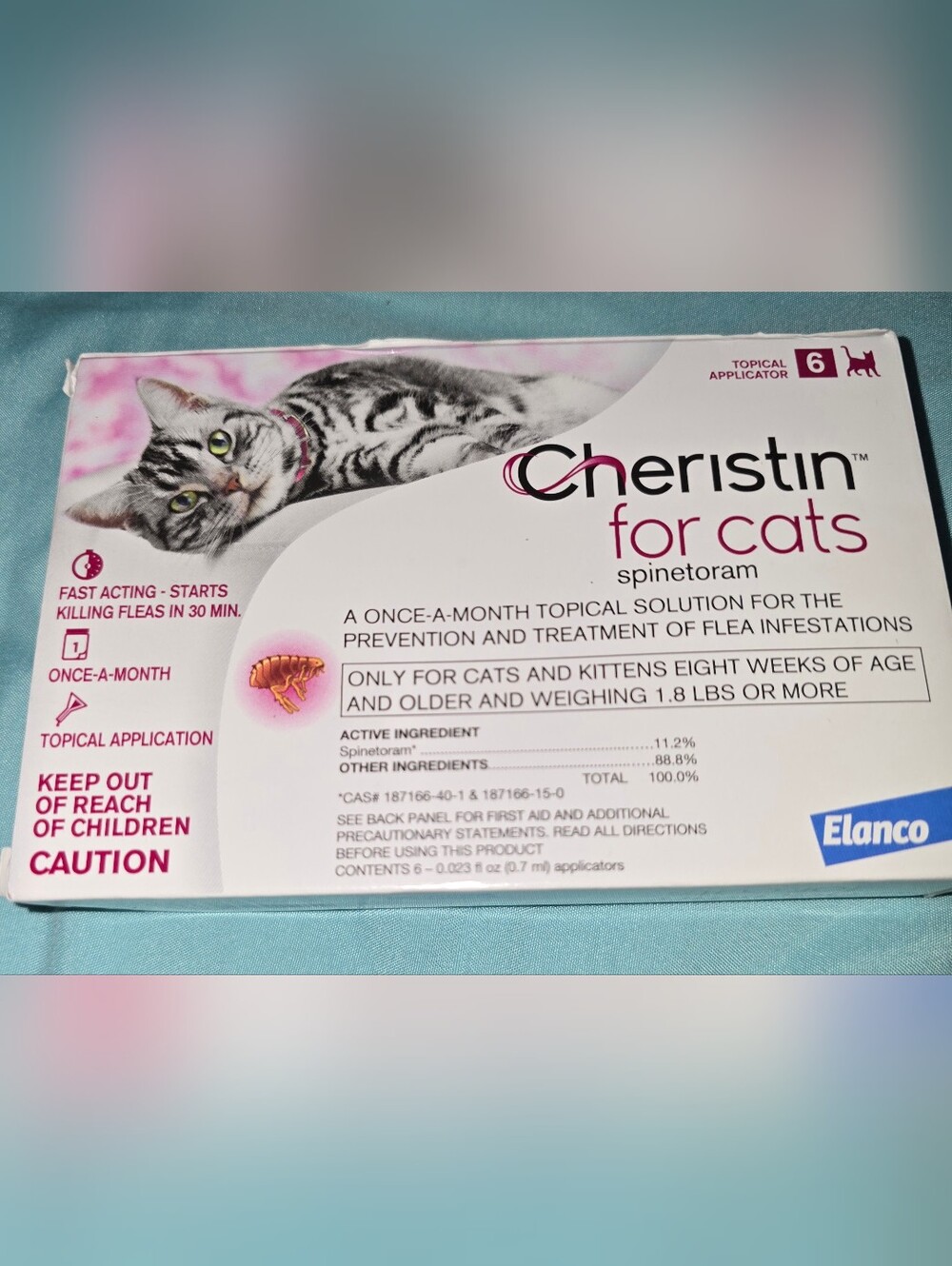 Cherish for Cats Flea Treatment – Pack Of 6